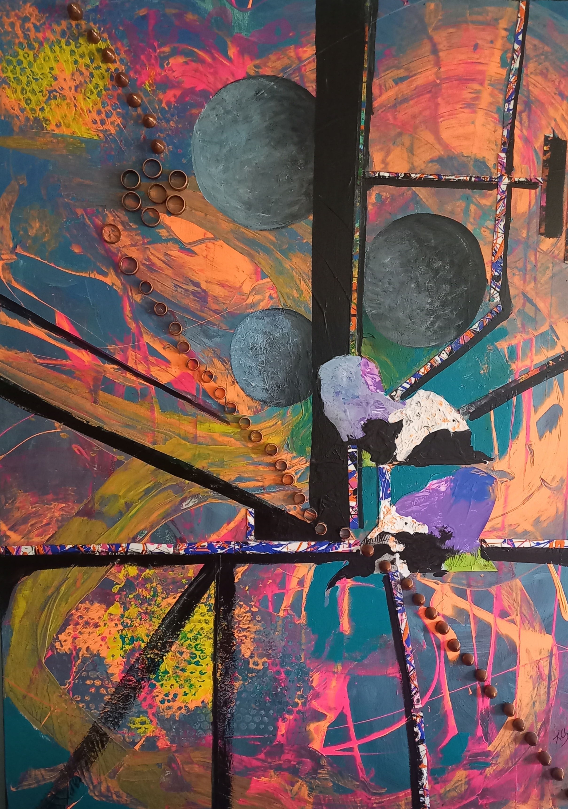 Untitled VI — Mixed Media by Kelly Christensen