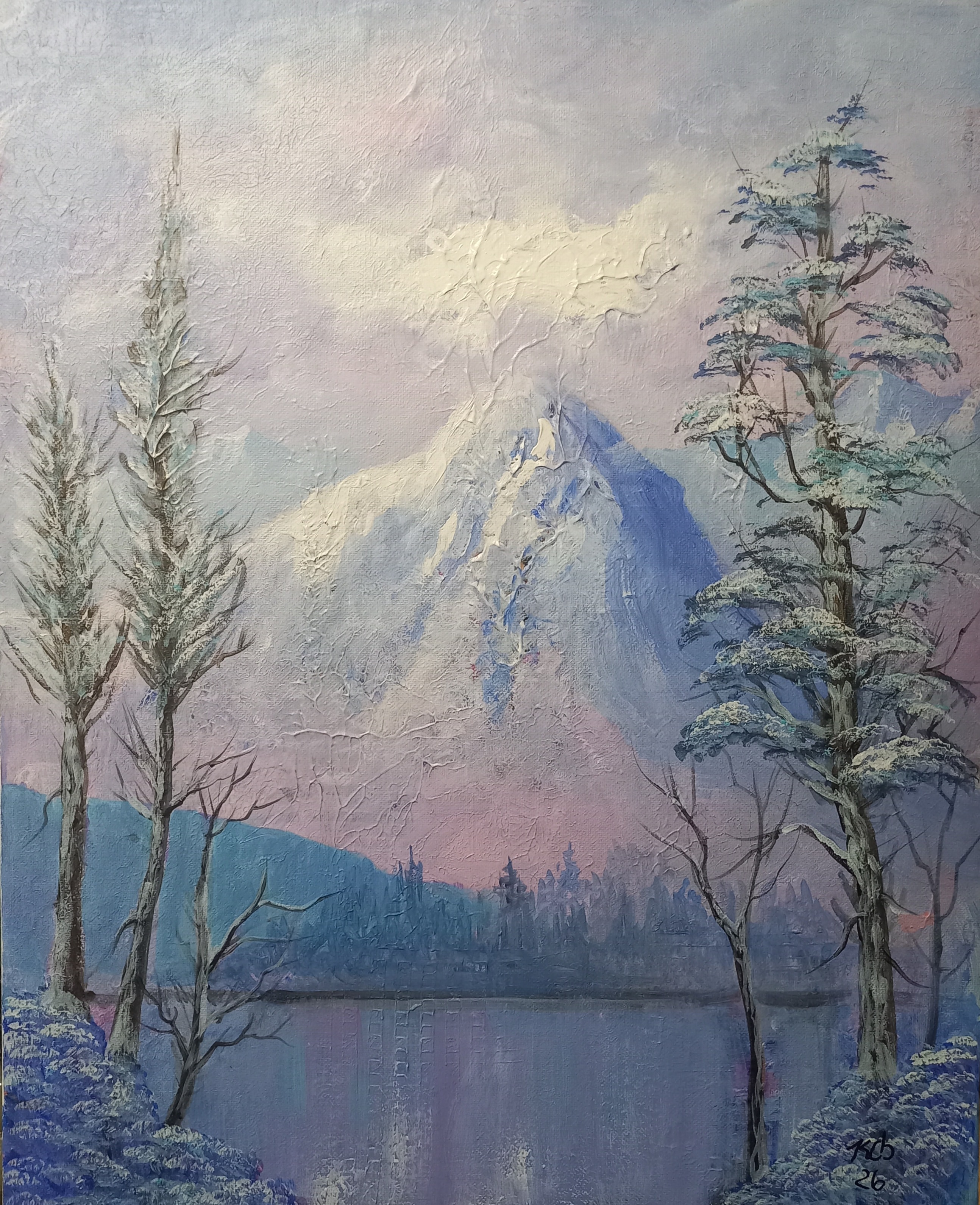 Winter Mountain Lake